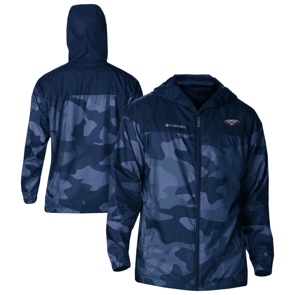 New Orleans Pelicans Flash Challenger Windbreaker Jacket Navy - Columbia