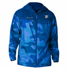 Oklahoma City Thunder Flash Challenger Windbreaker Jacket Blue - Columbia