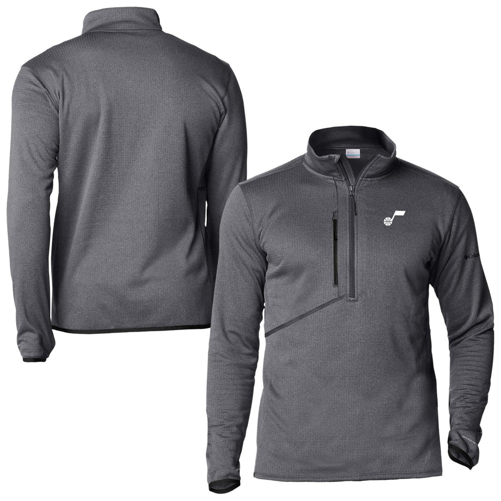 Utah Jazz Park View Fleece Half-Zip Top Black - Columbia