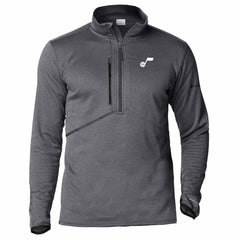 Utah Jazz Park View Fleece Half-Zip Top Black - Columbia