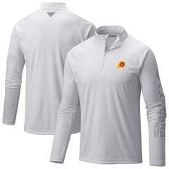 Phoenix Suns PFG Terminal Tackle Quarter-Zip Top White - Columbia