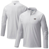New Orleans Pelicans PFG Terminal Tackle Quarter-Zip Top White - Columbia