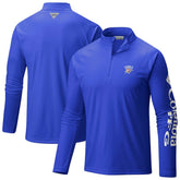Oklahoma City Thunder PFG Terminal Tackle Quarter-Zip Top Blue - Columbia