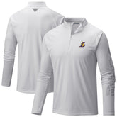 Los Angeles Lakers PFG Terminal Tackle Quarter-Zip Top White - Columbia