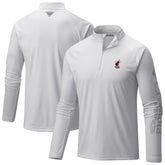 Miami Heat PFG Terminal Tackle Quarter-Zip Top White - Columbia