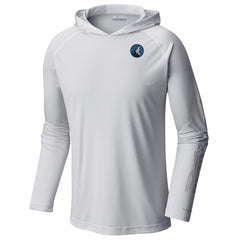 Minnesota Timberwolves PFG Super Terminal Tackle Hoodie White - Columbia