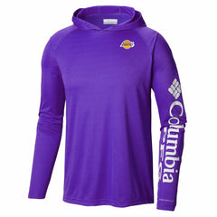 Los Angeles Lakers PFG Super Terminal Tackle Hoodie Purple - Columbia outlet