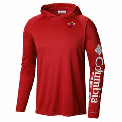 Miami Heat PFG Super Terminal Tackle Hoodie Red - Columbia