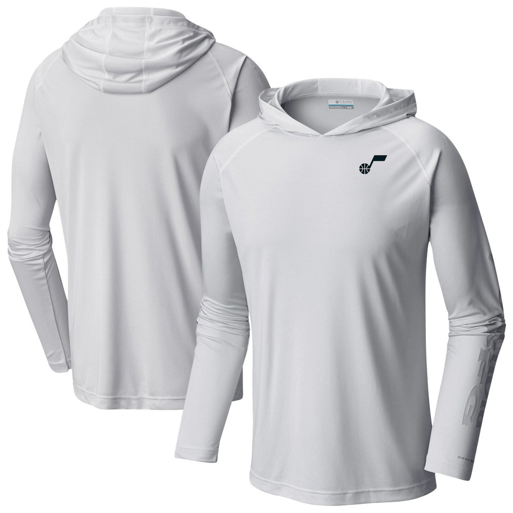 Utah Jazz PFG Super Terminal Tackle Hoodie White - Columbia