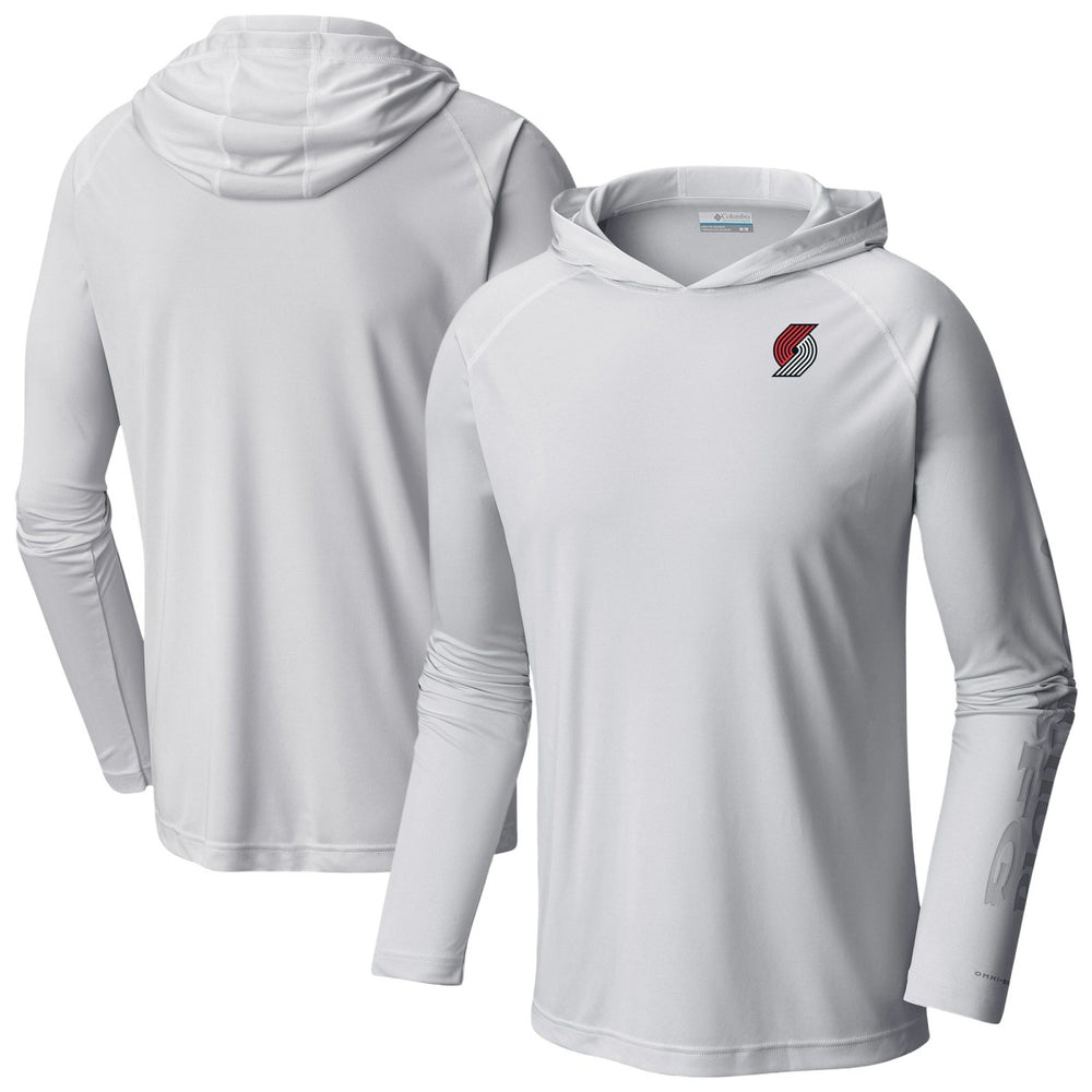 Portland Trail Blazers PFG Super Terminal Tackle Hoodie White - Columbia outlet