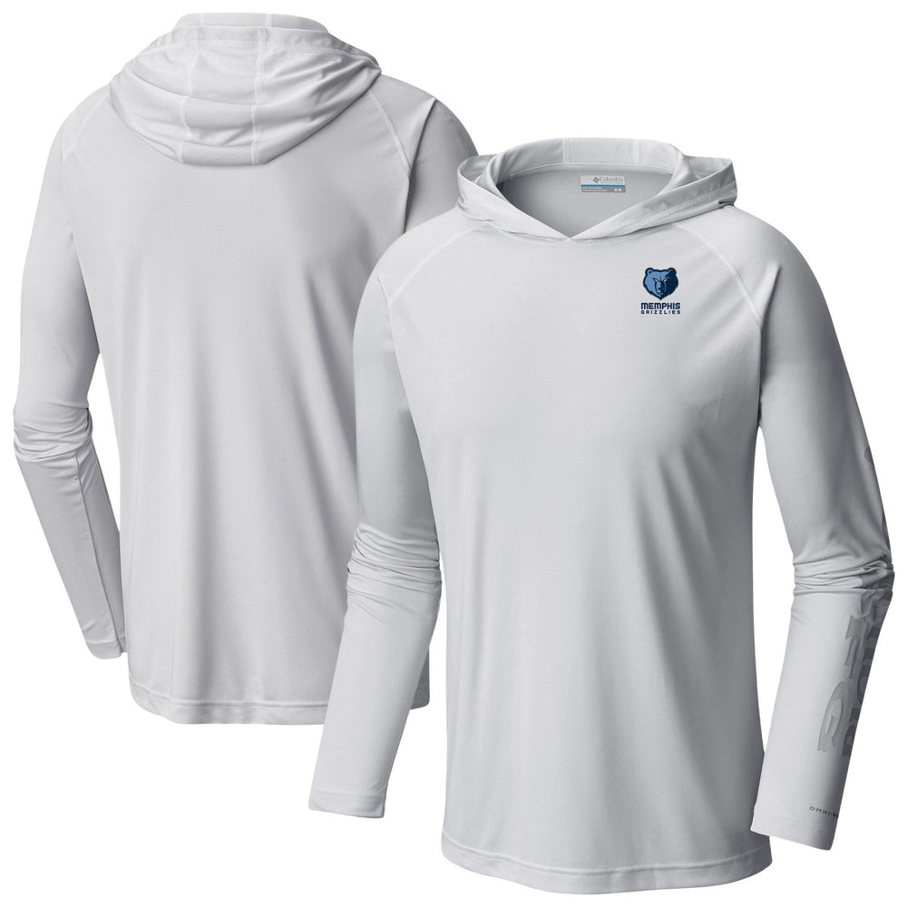 Memphis Grizzlies PFG Super Terminal Tackle Hoodie White - Columbia
