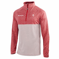 Houston Rockets Omni-Wick Rockin' It Quarter-Zip Top Red - Columbia