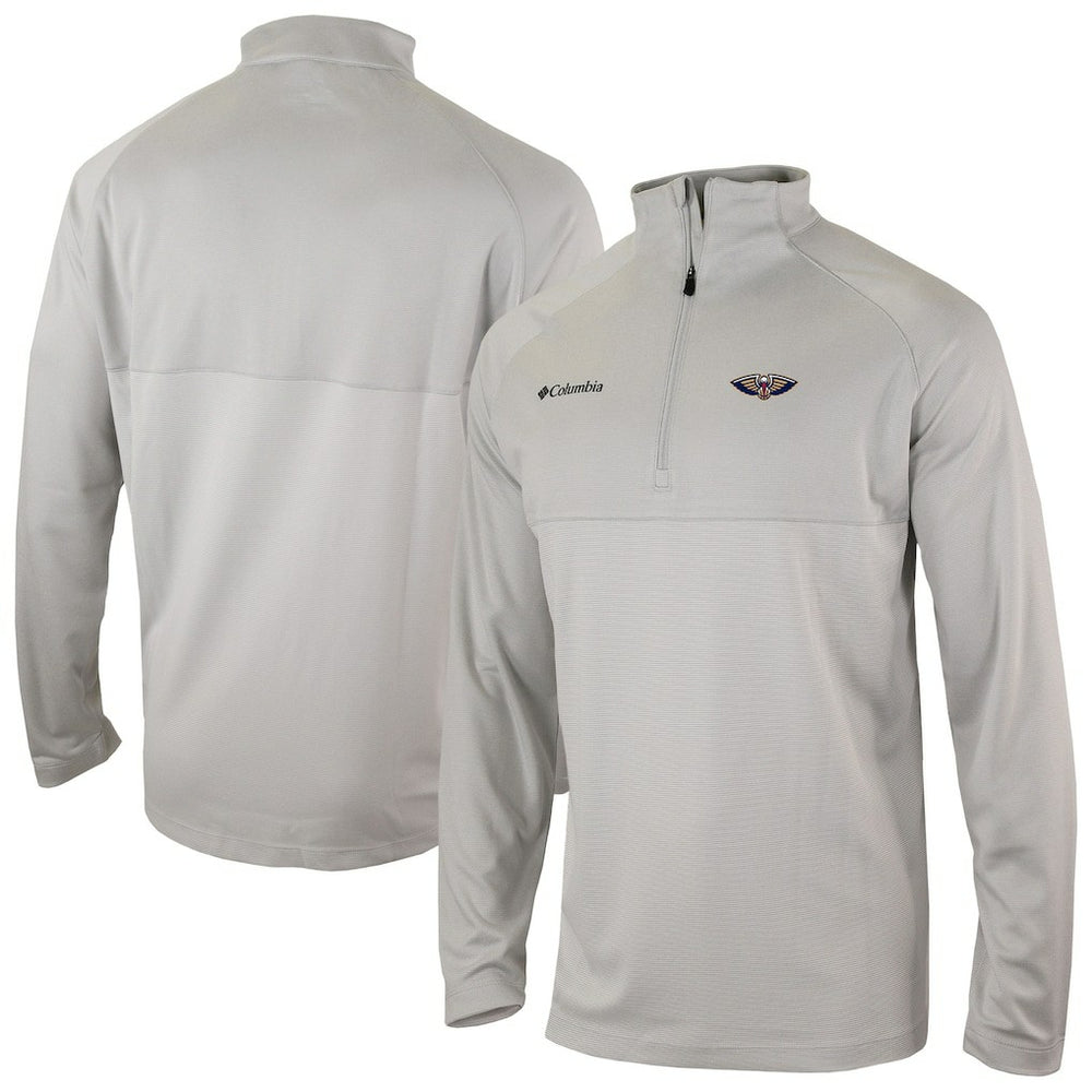 New Orleans Pelicans Omni-Wick Rockin' It Quarter-Zip Top Navy - Columbia
