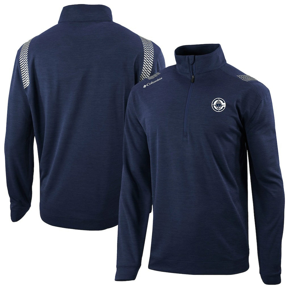 LA Clippers Oakland Downs Omni-Wick Quarter-Zip Top Navy - Columbia outlet