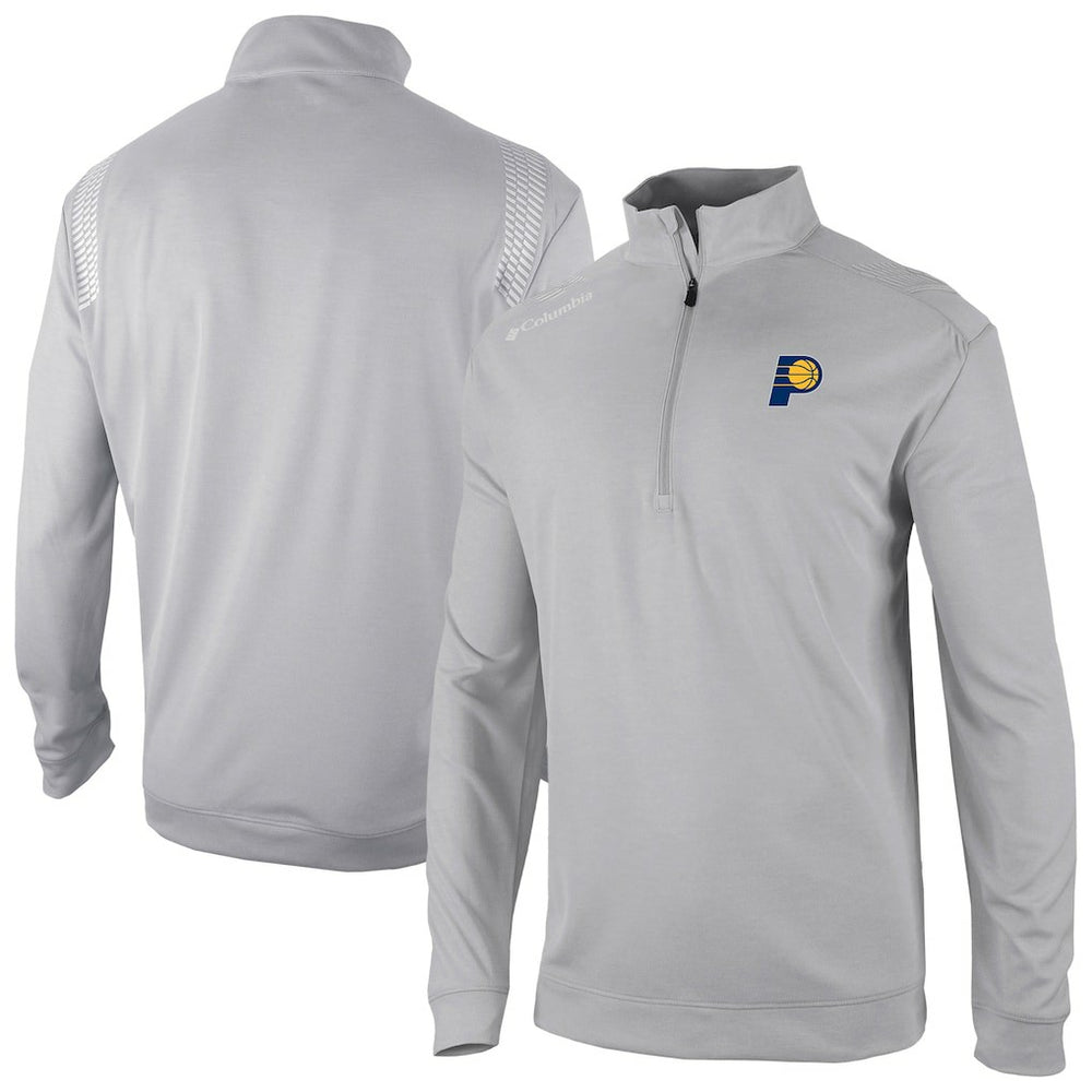 Indiana Pacers Oakland Downs Omni-Wick Quarter-Zip Top Gray - Columbia