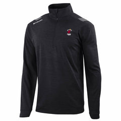 Miami Heat Oakland Downs Omni-Wick Quarter-Zip Top Black - Columbia