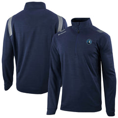 Minnesota Timberwolves Oakland Downs Omni-Wick Quarter-Zip Top Navy - Columbia