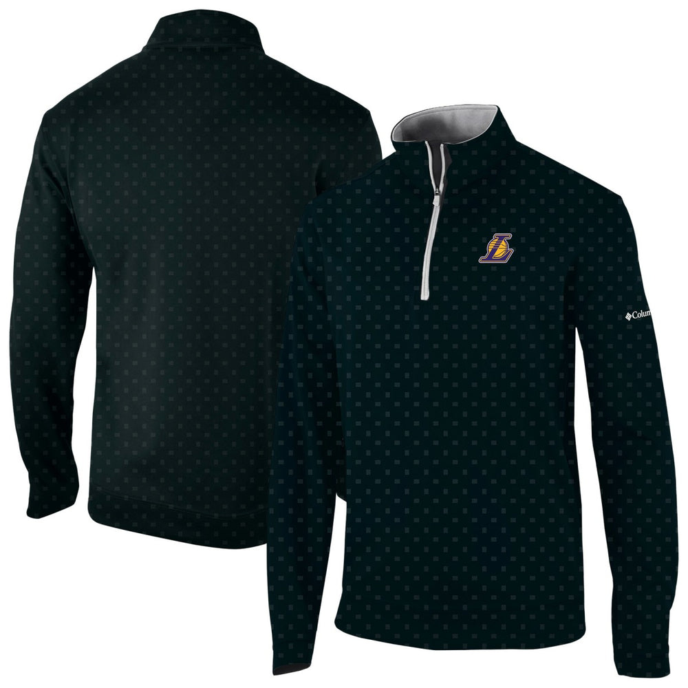 Los Angeles Lakers Wickham Hills Omni-Wick Quarter-Zip Jacket Black - Columbia