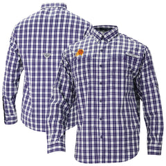 Phoenix Suns Super Tamiami Omni-Shade Long Sleeve Button-Down Shirt Purple - Columbia