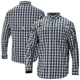 Indiana Pacers Super Tamiami Omni-Shade Long Sleeve Button-Down Shirt Navy - Columbia