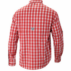 New Orleans Pelicans Super Tamiami Omni-Shade Long Sleeve Button-Down Shirt Red - Columbia outlet