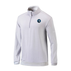 Minnesota Timberwolves Omni-Wick Even Lie Quarter-Zip Top Gray/White - Columbia