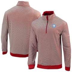 Philadelphia 76ers Omni-Wick Even Lie Quarter-Zip Top Red - Columbia