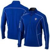 Oklahoma City Thunder Omni-Wick Shotgun Quarter-Zip Jacket Blue - Columbia