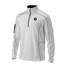 Minnesota Timberwolves Omni-Wick Shotgun Quarter-Zip Jacket White - Columbia