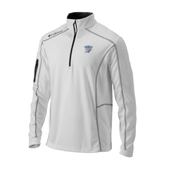 Oklahoma City Thunder Omni-Wick Shotgun Quarter-Zip Jacket White - Columbia