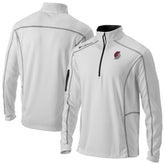Portland Trail Blazers Omni-Wick Shotgun Quarter-Zip Jacket White - Columbia