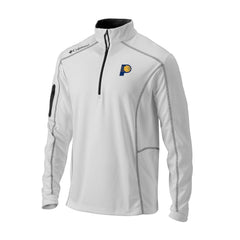 Indiana Pacers Omni-Wick Shotgun Quarter-Zip Jacket White - Columbia