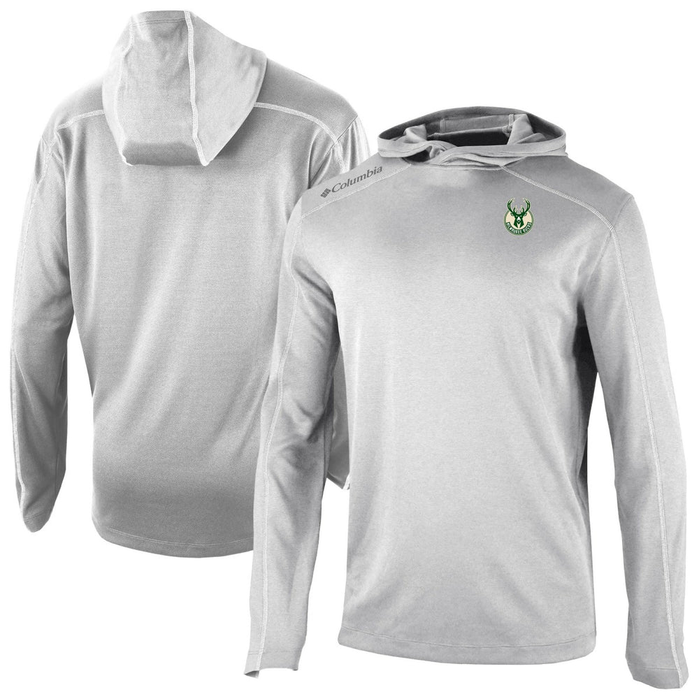 Milwaukee Bucks Omni-Wick Shotgun Pullover Hoodie Gray - Columbia