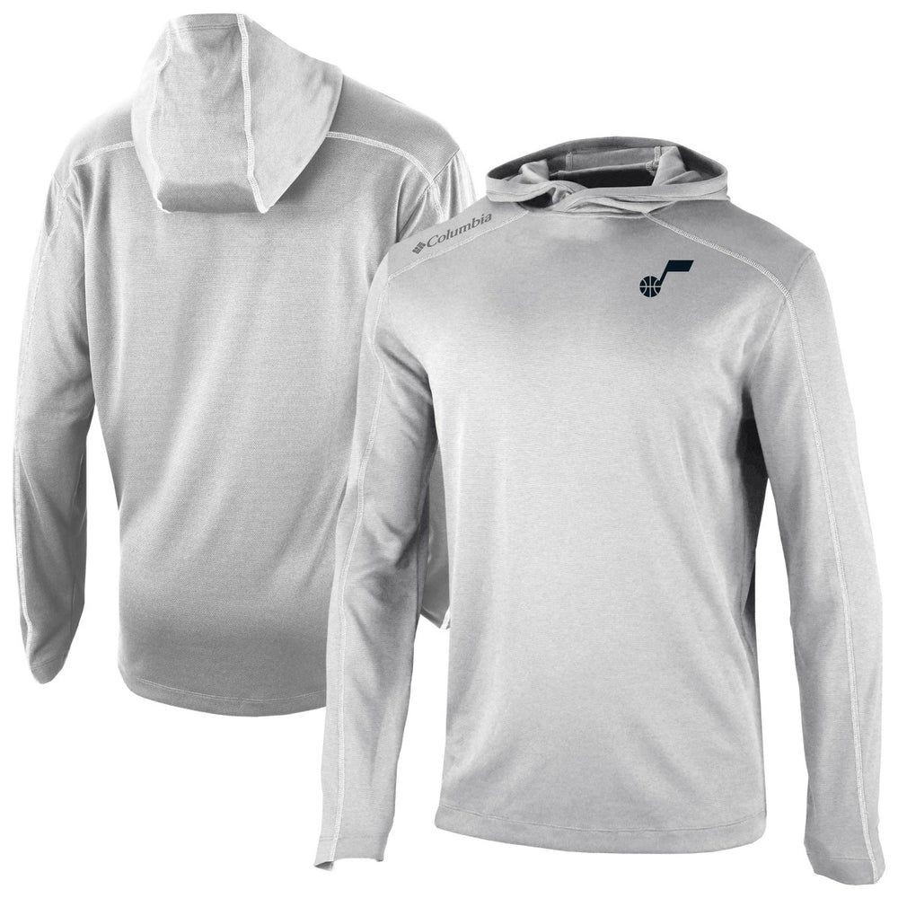 Utah Jazz Omni-Wick Shotgun Pullover Hoodie Gray - Columbia