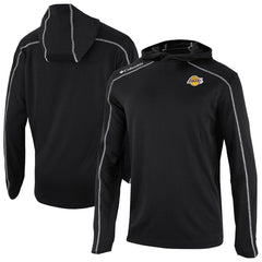 Los Angeles Lakers Omni-Wick Shotgun Pullover Hoodie Black - Columbia