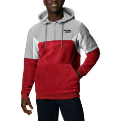 Miami Heat Men's Lodge Quarter-Zip Hoodie Red - Columbia