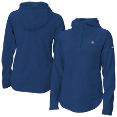 Orlando Magic Women's Sweater Weather Quarter-Snap Hoodie Blue - Columbia