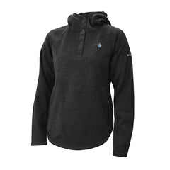 Orlando Magic Women's Sweater Weather Quarter-Snap Hoodie Black - Columbia