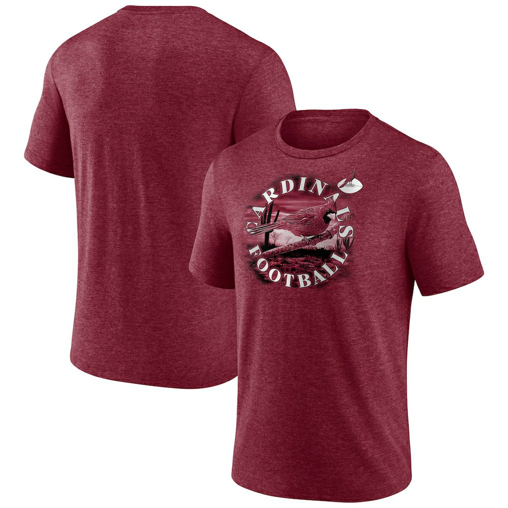 Arizona Cardinals Sporting Chance Tri-Blend T-Shirt - Cardinal T-shirts