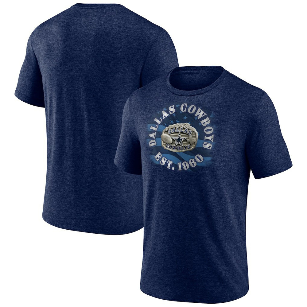 Dallas Cowboys Sporting Chance Tri-Blend T-Shirt - Navy T-shirts