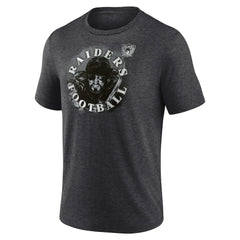 Las Vegas Raiders Sporting Chance Tri-Blend T-Shirt - Charcoal T-shirts
