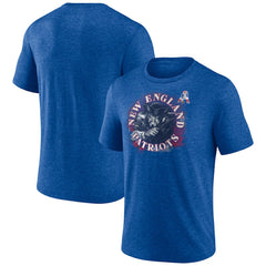 New England Patriots Sporting Chance Tri-Blend T-Shirt - Royal T-shirts