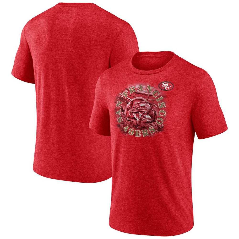 San Francisco 49ers Sporting Chance Tri-Blend T-Shirt - Scarlet T-shirts
