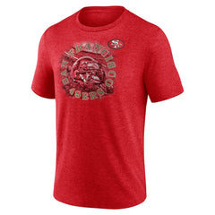 San Francisco 49ers Sporting Chance Tri-Blend T-Shirt - Scarlet T-shirts
