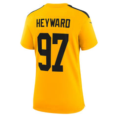 Cameron Heyward Pittsburgh Steelers Women's Alternate 1933 Throwback Game Jersey - Gold Jerseys