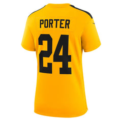Joey Porter Jr. Pittsburgh Steelers Women's Alternate 1933 Throwback Game Jersey - Gold Jerseys
