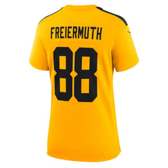 Pat Freiermuth Pittsburgh Steelers Women's Alternate 1933 Throwback Game Jersey - Gold Jerseys