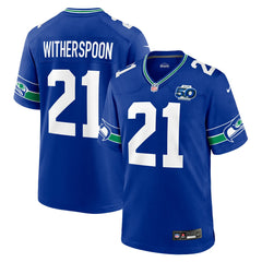 Devon Witherspoon Seattle Seahawks Alternate 50th Season Game Jersey - Royal Jerseys