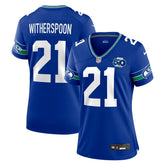 Devon Witherspoon Seattle Seahawks Women's Alternate 50th Season Game Jersey - Royal Jerseys