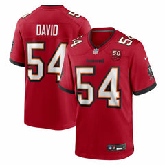 Lavonte David Tampa Bay Buccaneers 50th Season Team Game Jersey - Red Jerseys